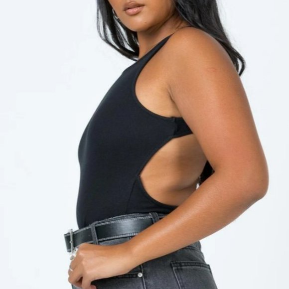 PRINCESS POLLY ORGANIC COTTON LELO BODYSUIT - Black - Size 2 - New With Tags - Picture 2 of 4